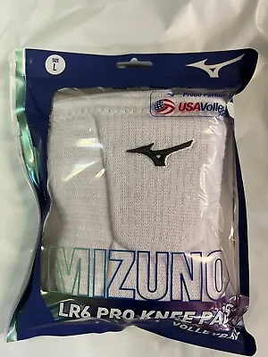 Mizuno Women's LR6 Pro ECO Volleyball Knee Pads White Large • $22.49