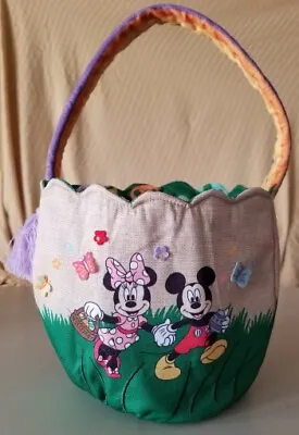 Disney Mickey Minnie And Gang Celebrate Together Easter Basket • $19.99