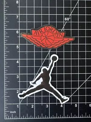 Air Jordan Nike Theme Sticker Decal Set Of 2 Hype FASHION New Michael Jordan Red • $5.99