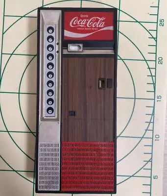 Coca Cola Trade Mark Ragd Vending Machine Type Radio Vintage Ornament Junk • £113.04