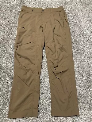 Marmot Pants Men 32 Brown Nylon Hiking Trail Outdoor Camping Casual Lightweight • $29.99