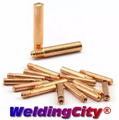 WeldingCity® 25-pk MIG Welding Gun Contact Tip 14-35 For Tweco Lincoln 200-400A • $16.29