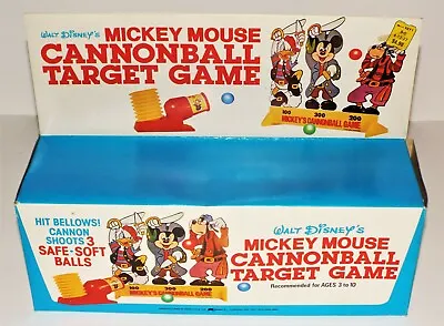 Walt Disney's Mickey Mouse Cannonball Target Game Shoots 3 Soft Balls  • £120.64