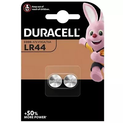 LR44H GENUINE DURACELL Alkaline Coin Fish Batteries MULTI ADVERT • £6.49