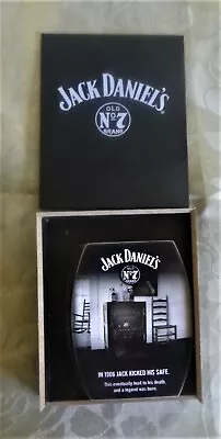 Lovely Jack Daniels No 7 Cork Backed Barrel Shaped Coasters X 4 In Timber Box • $12.50