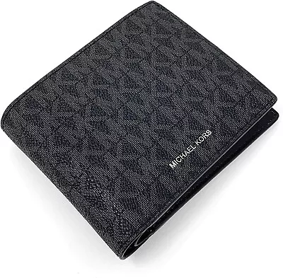 Michael Kors Men's Cooper Billfold With Passcase Wallet (Black) • $73