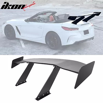 Universal 65  GT Trunk Spoiler Adjustable Rear Racing Wing (V4D Leg + V4D Plate) • $289.99