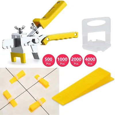 £11.96 • Buy 1.5-2.0mm Tile Leveling Spacer Wall Flooring Levelling Clip System Wedges Plier