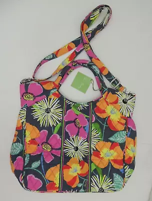 $64.00 Vera Bradley Two Way Tote Cross-body  Bag In Jazzy Blooms  Pattern Nwt • $51.50