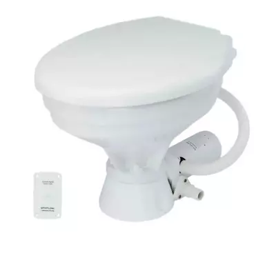 Johnson Pump 80-47436-01 Aqua T Standard Electric Toilet With Comfort Bowl • $342.12