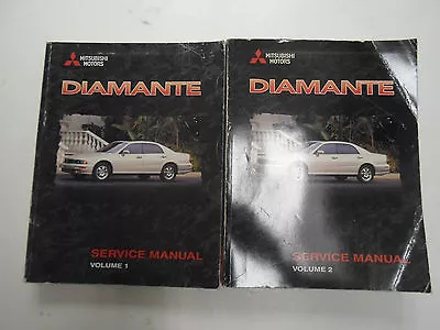 1999 MITSUBISHI Diamante Service Repair Shop Manual 2 VOLUME SET FACTORY OEM X • $79.99