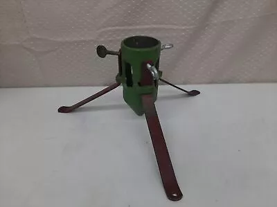 Vintage 1940s Cast Metal 3 Leg Bullet Base Christmas Tree Stand Shelf X • $44.88