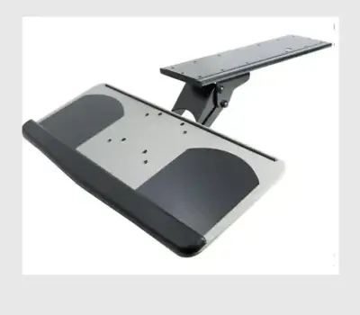 VIVO Adjustable Computer Keyboard  Mouse Tray Ergonomic Grey MOUNT-KB01 • $59.99