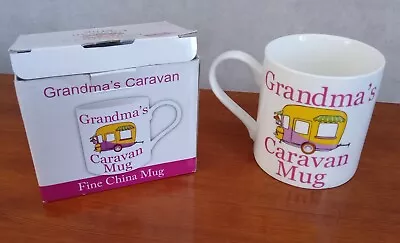 Grandma's Caravan Mug : Lesser & Pavey : Fine China Dishwasher & Microwave Safe  • £7