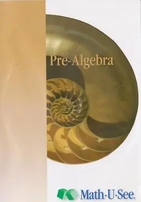Math U See: Pre-Algebra DVD VIDEO Learn Study Lessons Practice Solve Problem  • $27.99