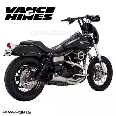 Harley FXDBA 1690 Dyna Street Bob Limited 2013 27625 Full Exhaust Vance&Hines... • $801.94