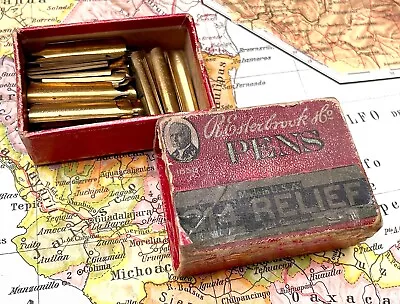 Antique R. Esterbrook 314 Relief Box Of Dip Pen´s Nib PARTS USA • $38