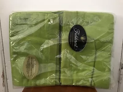 Vtg NEW Fieldcrest All Seasons Full 80 X90  Green Blanket Polyester Made In USA • $49.99