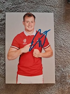 WALES & SARACENS RUGBY UNION: NICK TOMPKINS SIGNED 6x4 PHOTO • £0.99