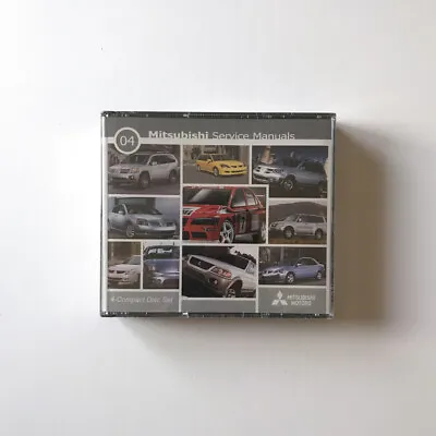 2004 Mitsubishi Service Manuals 4-Disc Set ECLIPSE ENDEAVOR LANCER MONTERO CD • $49