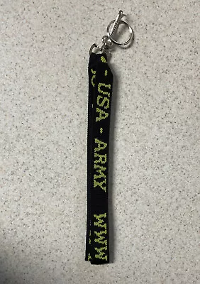 United States Army 17” Lanyard Key Ring/ Badge Holder U.S. ARMY Advertising • $5.95