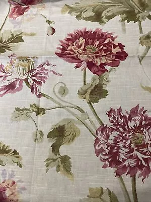 1.15 Remnant Of Floral Laura Ashley Fabric With Extra Pieces • £3.10