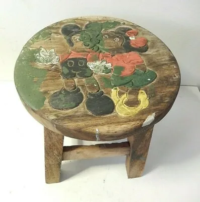 £29.99 • Buy Kids Children Child Wooden Stool Chair Mickey & Minnie Mouse Design 
