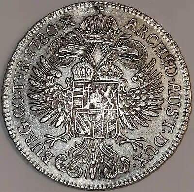 Austria. Maria Theresa. 1780 S.F. Silver. 18th Century - Guenzbourg Mint !!! • £241.28