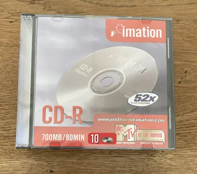 Imation CD-R 700mb -80min Sealed Pack Of 10 Free Postage • £9.50