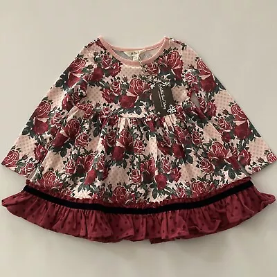 Matilda Jane 2T Toddler Girl Floral Dress Red • $30