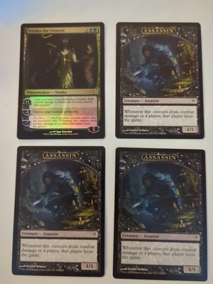 $2.49 • Buy MTG Vraska The Unseen Jace Vs Vraska 42 Foil Mythic X1 Assassin Tockens X3