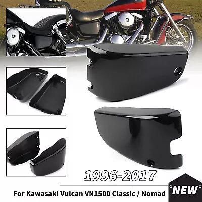 Black Battery Side Fairings Cover Mounting Fit For Kawasaki Vulcan 1500 VN1500A • $53.18