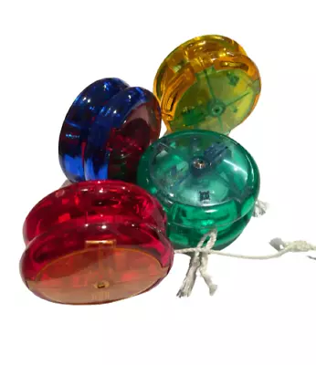 4 X HYPER YOYO WITH 4 BEARINGS (NOT LIGHT UP) AUTO RETURN - EXTENDS TO 1 Metre • £5.99