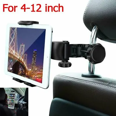 £7.99 • Buy 360° Car Back Seat Headrest Mount Tablet Holder For 4-12” Universal IPad Phone