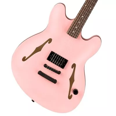 Fender Tom DeLonge Starcaster Rosewood Black Hardware Satin Shell Pink #GG7pm • $1722