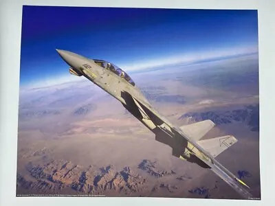 Grumman F-14 Tomcat Fighter Jet Airplane Aviation Aircraft Wall Art Print 16x20 • $14.88