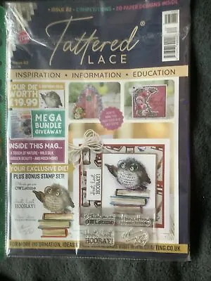 Tattered Lace Magazine With Die  Issue 82 - No Die Only Bounus Stamp • £5