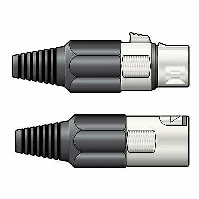 3 Pin XLR Plugs Male And Female Cable Mount • £2.61