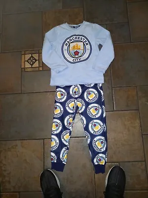 Man City Pyjamas Boys Age 5/6 • £7.50