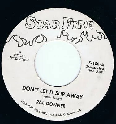 Ral Donner Don't Let It Slip Away Star Fire Re Soul Northern Unplayed Old Stock • £12