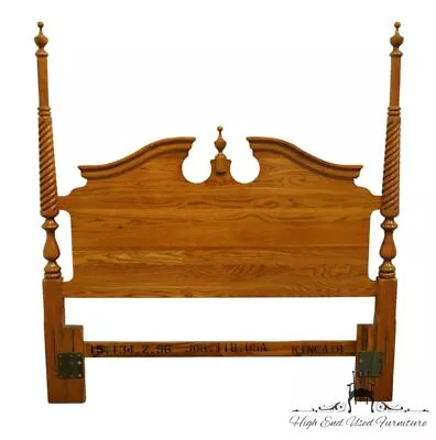 KINCAID FURNITURE Solid Oak Country French Queen Size Headboard 15-134-2-96 • $378.39