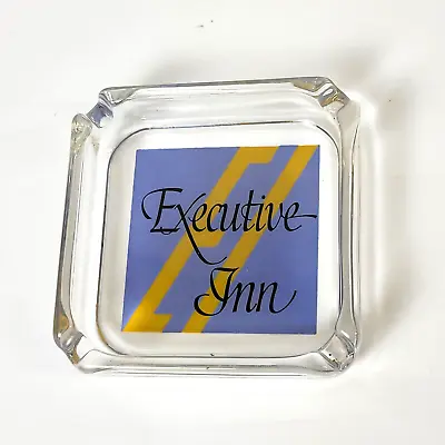 Executive Inn Vintage Ashtray 3.75 X 3.75 Inches Advertising Collectable No Chip • $9.06