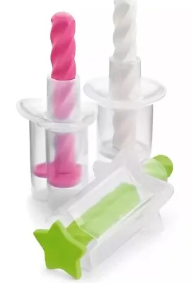 3-Pc Home Indoor Kitchen Plastic Mini Ice Cream Yogurt Sandwich Mold Maker Pink • $19.95