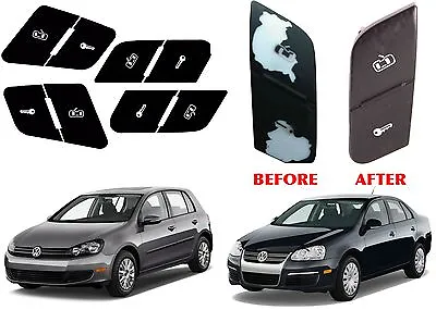 Replacement Door Lock Button Stickers For 2006-2010 VW Jetta Passat Golf New USA • $14.99