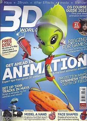 3D World Magazine Animation Projection Maps Dynamesh Tips Depth Of Field Games • £16.62