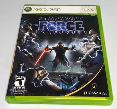 Star Wars: The Force Unleashed (Xbox 360 2008) Complete With Manual & Tested • $10.95