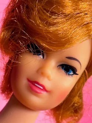 Vtg '69 Titian Redhead Twist N Turn Flip Stacey Doll #1165 W/ Hair String EXC NM • $425