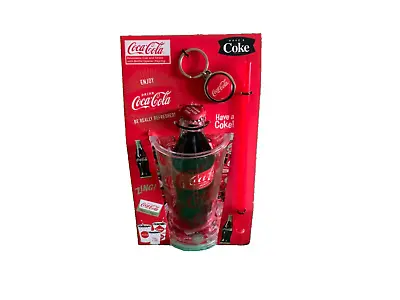 Coca Cola Cup & Straw With Bottle Opener Keyring • £11.95