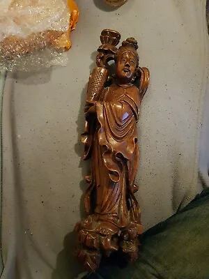 £65 • Buy Chinese Japanese Wooden Carving Okimono