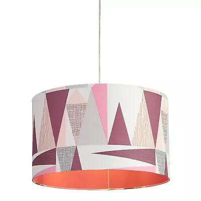 Ceiling Inlight Telesto Mauve Scandi Light Modern Lamps Shade (D)40cm (W) 250g • £12.95